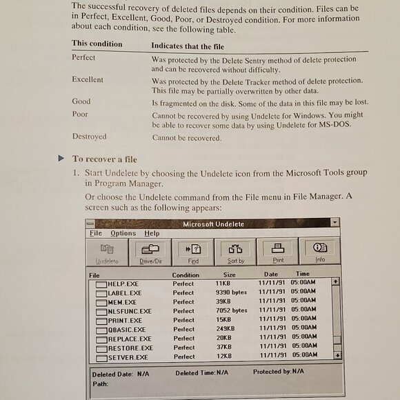 Take a road trip with the MS-DOS 6 Upgrade 1993 User's Guide book 300 pgs +Index - Picture 5 of 7